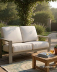 Telescope Larssen Deep Seat Two-Seat Outdoor Loveseat