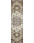 LOOMLAN Rugs Lidia Chocolate Washable Indoor-Outdoor Rug