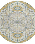 LOOMLAN Rugs Lidia Gold Washable Indoor-Outdoor Rug