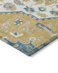 LOOMLAN Rugs Lidia Gold Washable Indoor-Outdoor Rug