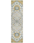 LOOMLAN Rugs Lidia Gold Washable Indoor-Outdoor Rug