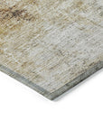 Linta Brown Washable Indoor - Outdoor Rug - LOOMLAN - LOOMLAN Rugs - Outdoor Rugs