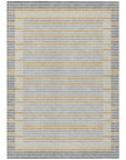 Linzia Gray Washable Indoor - Outdoor Rug - LOOMLAN - LOOMLAN Rugs - Outdoor Rugs