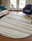 LOOMLAN Rugs Liora Ivory Washable Indoor-Outdoor Rug