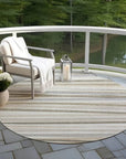 LOOMLAN Rugs Liora Ivory Washable Indoor-Outdoor Rug