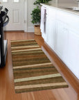 LOOMLAN Rugs Liora Orange Washable Indoor-Outdoor Rug