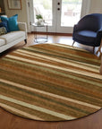 LOOMLAN Rugs Liora Orange Washable Indoor-Outdoor Rug
