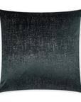 D.V. Kap Alnwick Glam Solid Black Large Throw Pillow With Insert