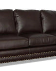 Canyon Panorama - Southwestern Custom Made Leather Sofa Sofas & Loveseats LOOMLAN By Uptown Sebastian