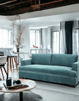 Uptown Sebastian Floridian Fun - Tropical Hand Leather Couch