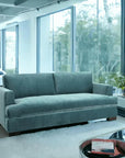Uptown Sebastian Floridian Fun - Tropical Hand Leather Couch