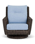 Lloyd Flanders Largo High Back Swivel Rocker Lounge Chair Wicker