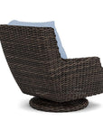 Lloyd Flanders Largo High Back Swivel Rocker Lounge Chair Wicker