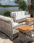 Lloyd Flanders Mackinac Wicker Outdoor All Weather Sofa Cushions