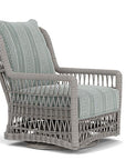 Lloyd Flanders Mackinac Wicker Outdoor Swivel Glider Chair - High Back