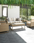 Lloyd Flanders Milan 25" Square End Table Premium Wicker Furniture