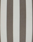 Outdoor Café Stripe Pillow - Driftwood Outdoor Pillows LOOMLAN By D.V. Kap