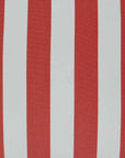 Outdoor Café Stripe Pillow - Red Outdoor Pillows LOOMLAN By D.V. Kap