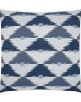 Outdoor Duality Pillow - Indigo Outdoor Pillows LOOMLAN By D.V. Kap
