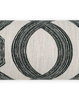 Outdoor Evadne Lumbar Pillow - Black Outdoor Pillows LOOMLAN By D.V. Kap