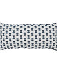 Outdoor Fifi Lumbar Pillow - Indigo Outdoor Pillows LOOMLAN By D.V. Kap
