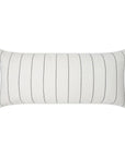 Outdoor Malibu Lumbar Pillow - White Outdoor Pillows LOOMLAN By D.V. Kap