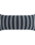 Outdoor Seaport Lumbar Pillow - Navy Outdoor Pillows LOOMLAN By D.V. Kap