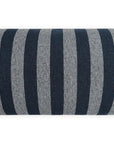 Outdoor Seaport Lumbar Pillow - Navy Outdoor Pillows LOOMLAN By D.V. Kap