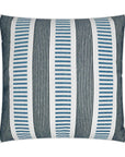 Outdoor Sideline Pillow - Indigo Outdoor Pillows LOOMLAN By D.V. Kap