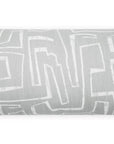 Outdoor Theon Lumbar Pillow - Grey Outdoor Pillows LOOMLAN By D.V. Kap