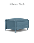 Lloyd Flanders Reflections Wicker Ottoman Padded Seat