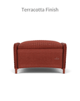 Lloyd Flanders Reflections Wicker Ottoman Padded Seat