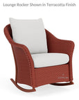 Lloyd Flanders Weekend Retreat Outdoor Lounge Rocker Chair