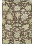 LOOMLAN Rugs Louis Brown Washable Indoor-Outdoor Rug