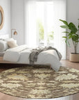 LOOMLAN Rugs Louis Brown Washable Indoor-Outdoor Rug