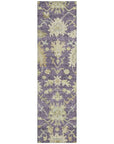 LOOMLAN Rugs Louis Purple Washable Indoor-Outdoor Rug