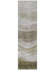 LOOMLAN Rugs Louisa Brown Washable Indoor-Outdoor Rug