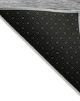 LOOMLAN Rugs Louisa Gray Washable Indoor-Outdoor Rug