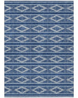 LOOMLAN Rugs Lume Blue Washable Indoor-Outdoor Rug