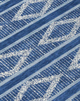 LOOMLAN Rugs Lume Blue Washable Indoor-Outdoor Rug