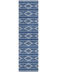 LOOMLAN Rugs Lume Blue Washable Indoor-Outdoor Rug