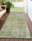 LOOMLAN Rugs Lunisse Green Washable Indoor-Outdoor Rug