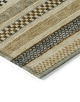 Luthyra Chocolate Washable Indoor - Outdoor Rug - LOOMLAN - LOOMLAN Rugs - Outdoor Rugs