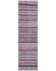 LOOMLAN Rugs Luthyra Purple Washable Indoor-Outdoor Rug