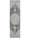 LOOMLAN Rugs Lyra Black Washable Indoor-Outdoor Rug