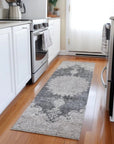 LOOMLAN Rugs Lyra Black Washable Indoor-Outdoor Rug