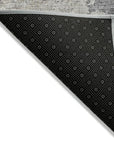 LOOMLAN Rugs Lyra Black Washable Indoor-Outdoor Rug
