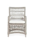 Lloyd Flanders Mackinac Patio Dining Armchair Sunbrella Cushion