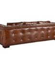 Maestro Large Size Low Profile Leather Couch Wide Arms - LOOMLAN - Uptown Sebastian - Sofas & Loveseats