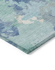 LOOMLAN Rugs Magnara Blue Washable Indoor-Outdoor Rug